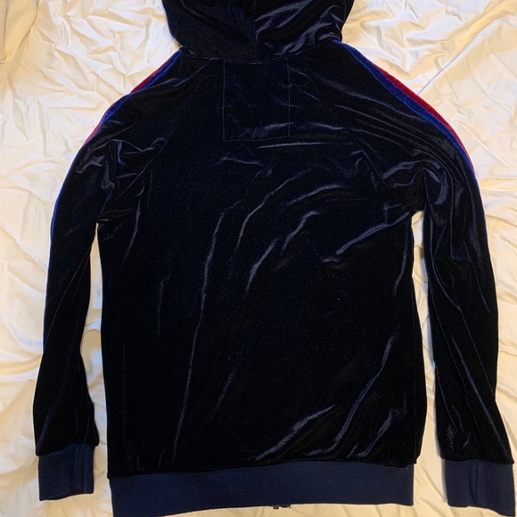 *SOLD* Aviator Nation Velvet Hoodie Navy Medium - Picture 2 of 8